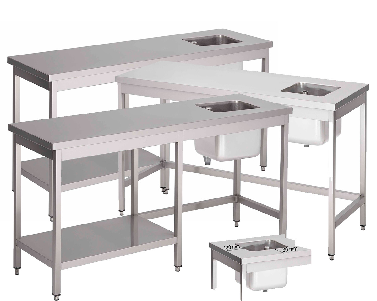 Mobilier de préparation inox